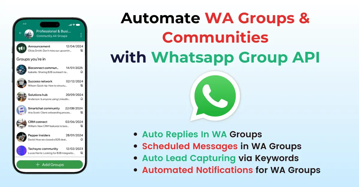 WhatsApp Group API: Complete Guide to WhatsApp Group Automation with WhatsBoost