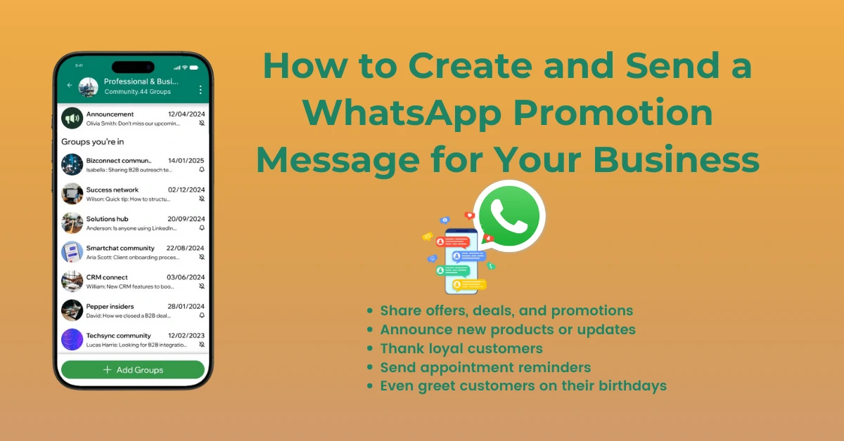How to Create and Send a WhatsApp Promotion Message for Your Business