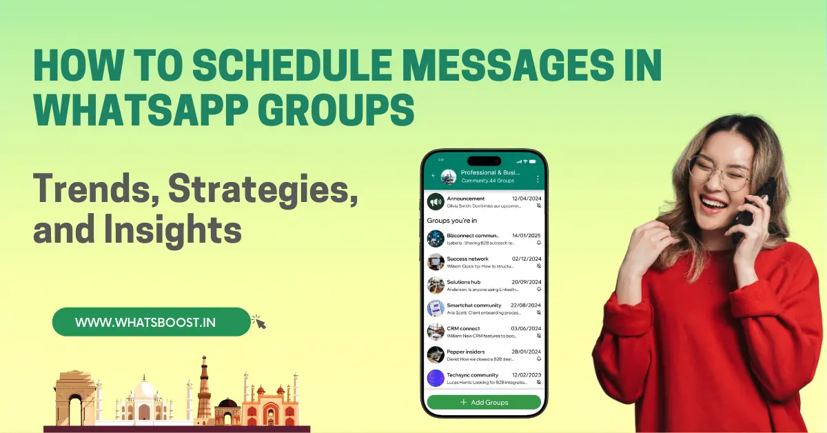 How to Schedule Messages in WhatsApp Groups with Whatsboost
