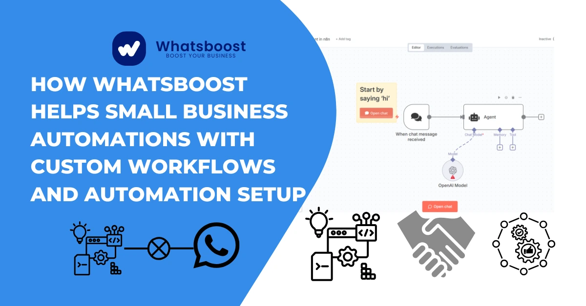 How Whatsboost Helps Small Business Automations with Custom Workflows and Automation Setup