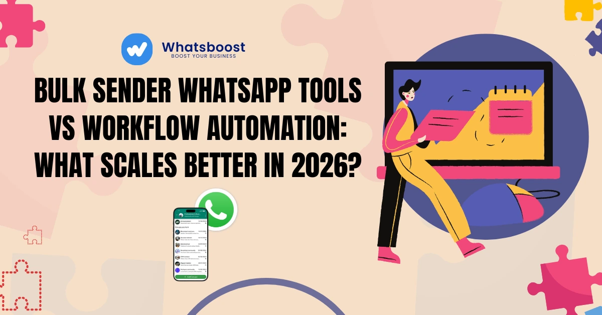 Bulk Sender WhatsApp Tools vs Workflow Automation: What Scales Better in 2026?