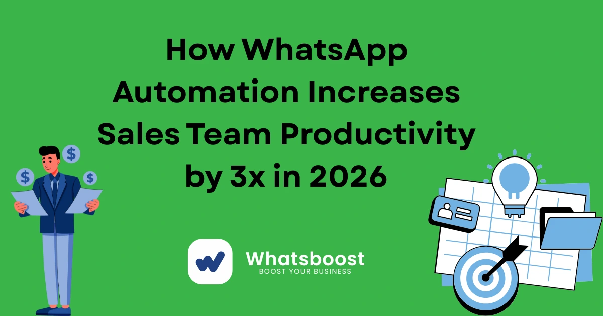 How WhatsApp Automation Increases Sales Team Productivity by 3x in 2026