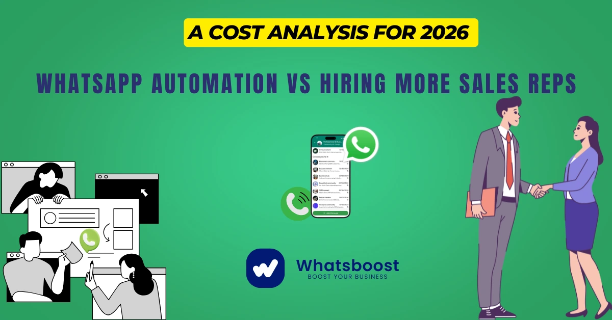 WhatsApp Automation vs Hiring More Sales Reps: A Cost Analysis for 2026