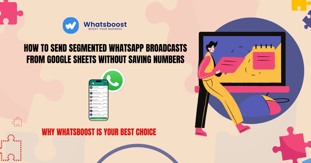 How to Send Segmented WhatsApp Broadcasts from Google Sheets Without Saving Numbers