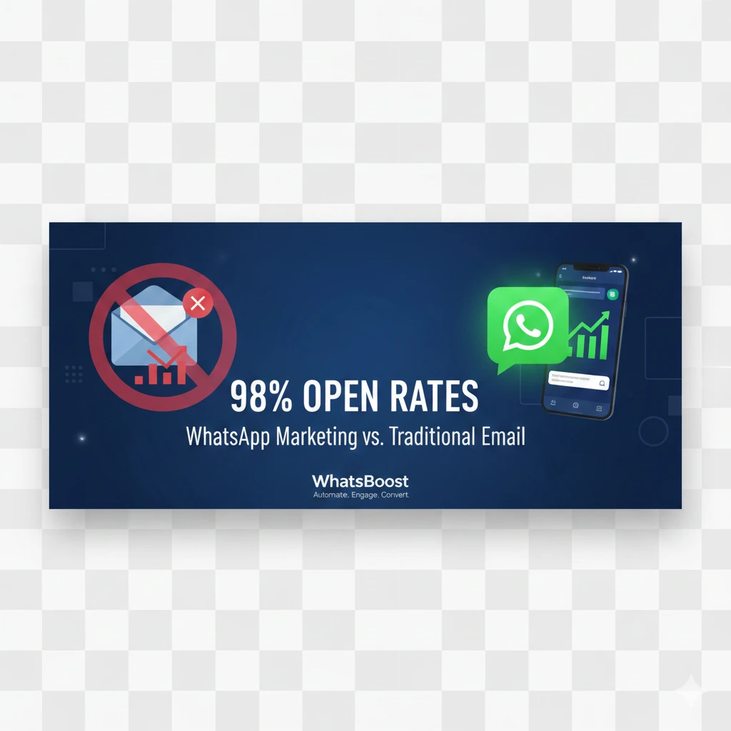 WhatsApp Marketing vs. Traditional Email: Why 98% Open Rates are Changing the Game