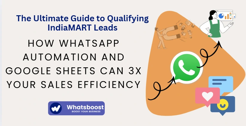 The Ultimate Guide to Qualifying IndiaMART Leads: How WhatsApp Automation and Google Sheets Can 3X Your Sales Efficiency