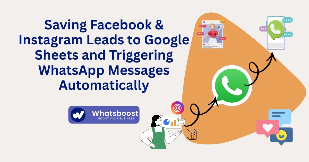 Saving Facebook & Instagram Leads to Google Sheets and Triggering WhatsApp Messages Automatically