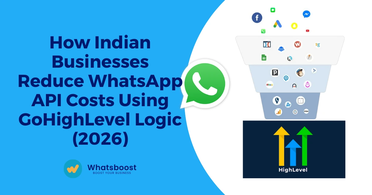 How Indian Businesses Reduce WhatsApp API Costs Using GoHighLevel Logic (2026)