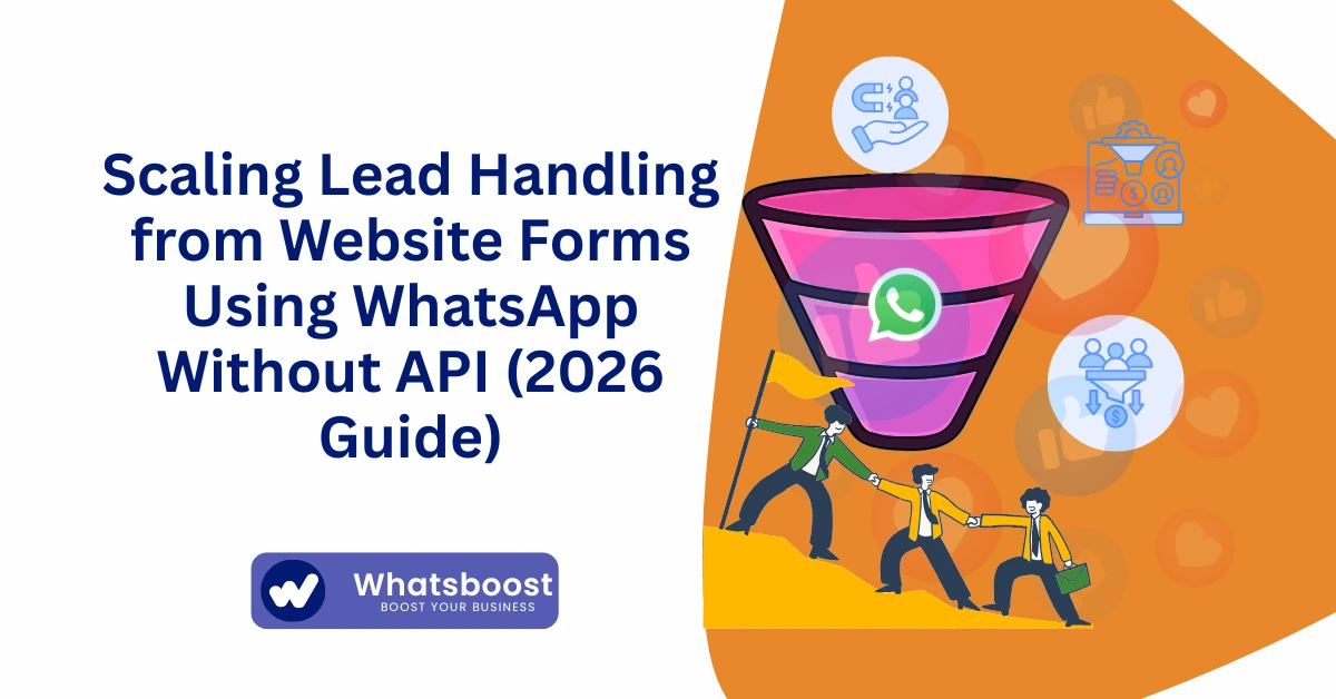 Scaling Lead Handling from Website Forms Using WhatsApp Without API (2026 Guide)