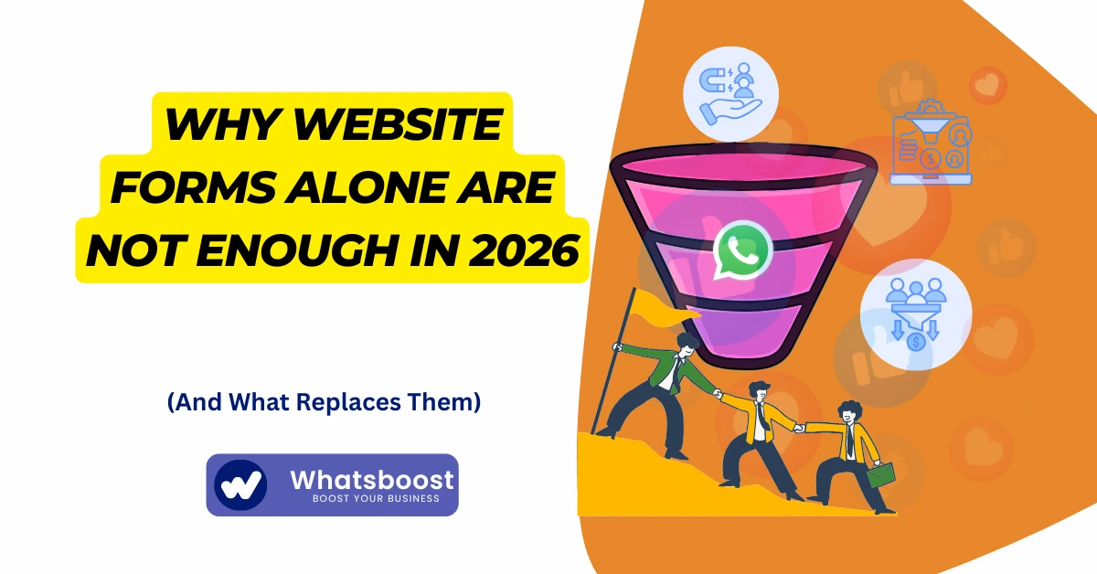 Why Website Forms Alone Are Not Enough in 2026 (And What Replaces Them)