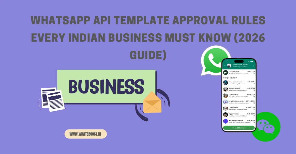 WhatsApp API Template Approval Rules Every Indian Business Must Know (2026 Guide)