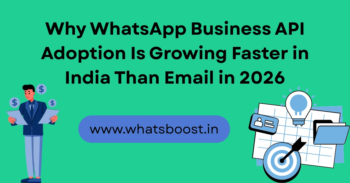 Why WhatsApp Business API Adoption Is Growing Faster in India Than Email in 2026