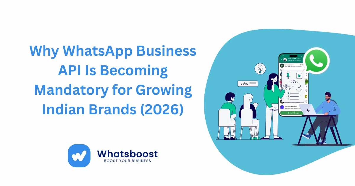 Why WhatsApp Business API Is Becoming Mandatory for Growing Indian Brands (2026)