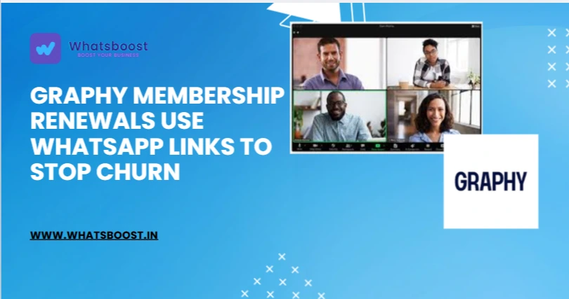 Graphy Membership Renewals Use WhatsApp Links to Stop Churn