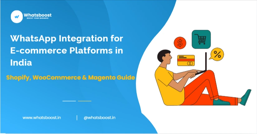 WhatsApp Integration for E-commerce Platforms in India: Shopify, WooCommerce & Magento Guide