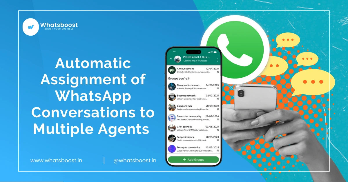 Automatic Assignment of WhatsApp Conversations to Multiple Agents