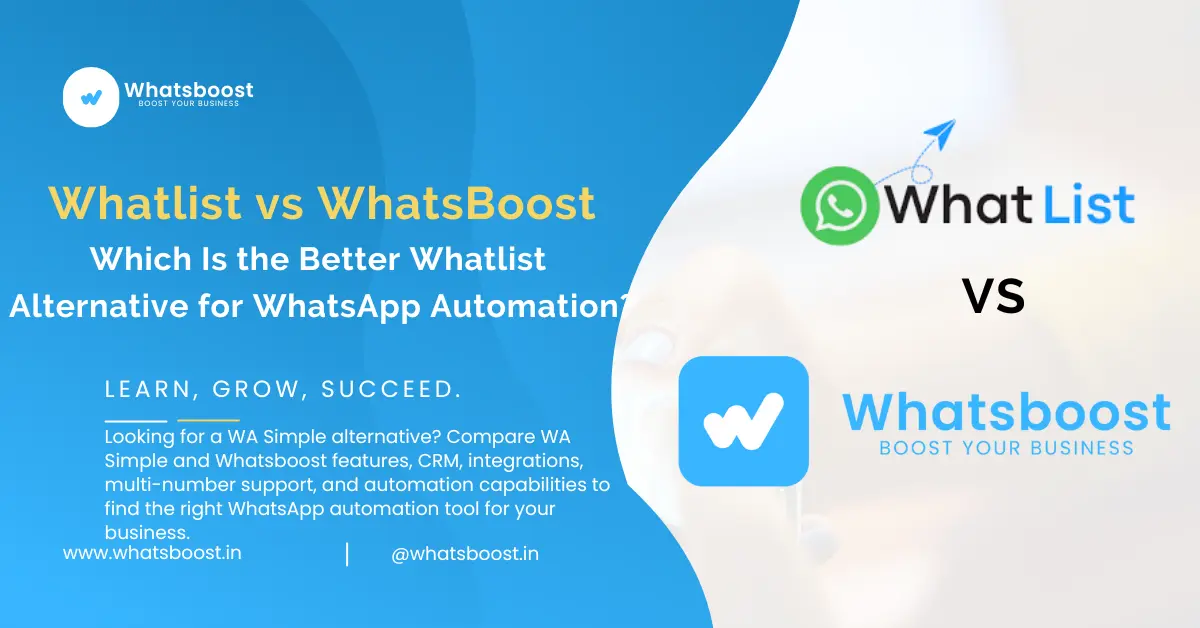 Whatlist vs Whatsboost: Best Whatlist Alternative (Full Comparison)