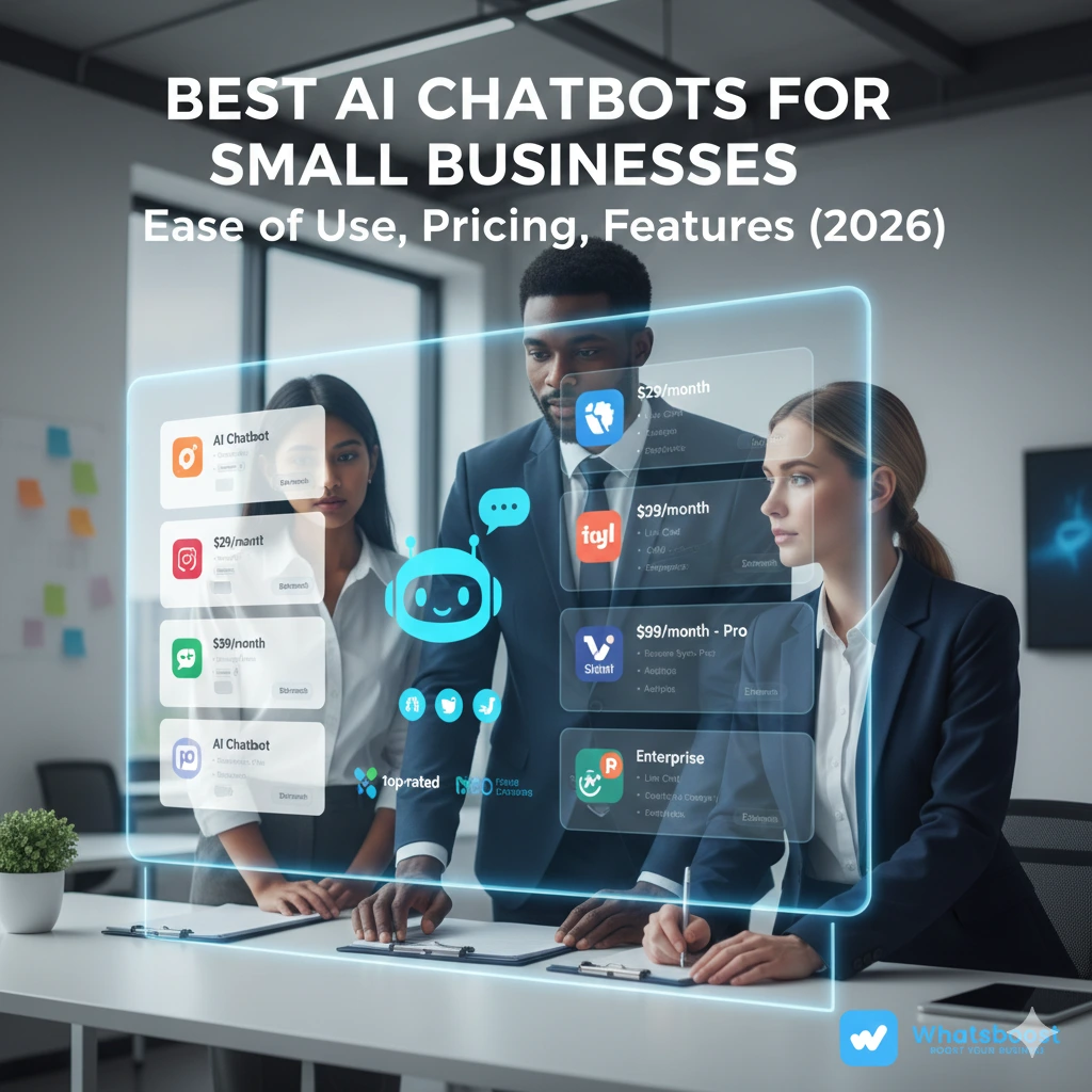 Best AI Chatbots for Small Businesses (2026): Ease of Use, Pricing, Features & Honest Comparison