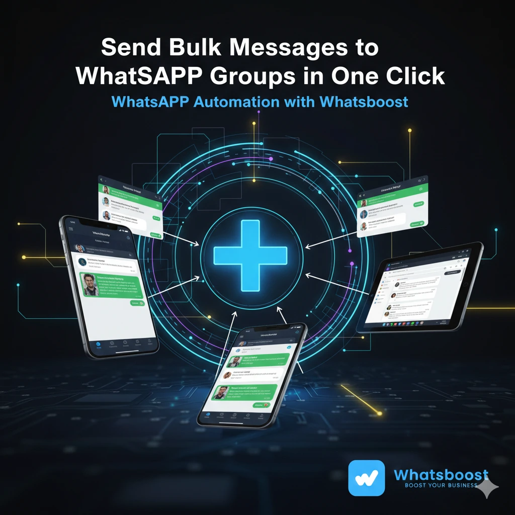 Send Bulk Messages to WhatsApp Groups in One Click | WhatsApp Automation with Whatsboost
