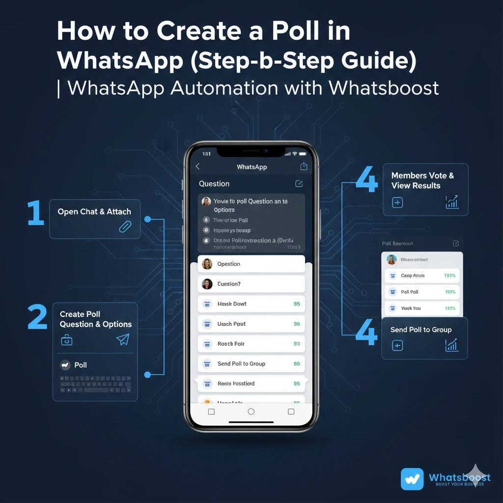 How to Create a Poll in WhatsApp (Step-by-Step Guide) | WhatsApp Automation with Whatsboost