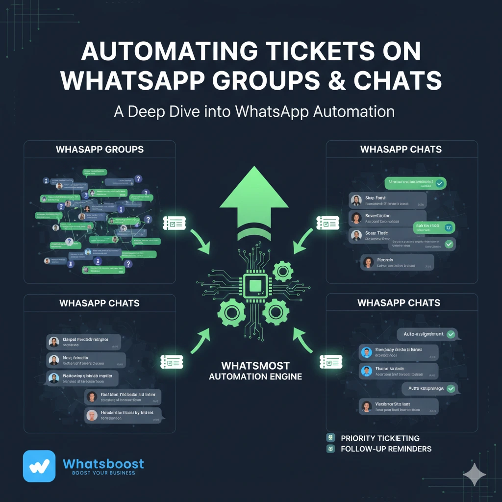 Automating Tickets on WhatsApp Groups & Chats: A Deep Dive into WhatsApp Automation