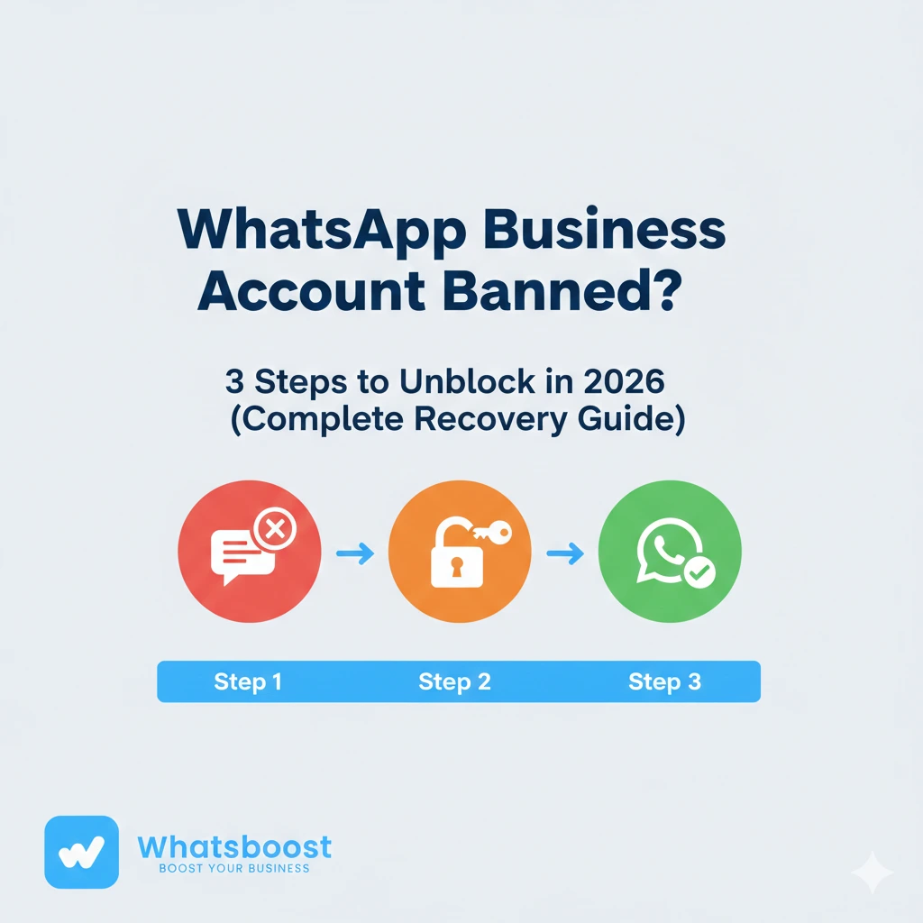 WhatsApp Business Account Banned? 3 Steps to Unblock in 2026 (Complete Recovery Guide)