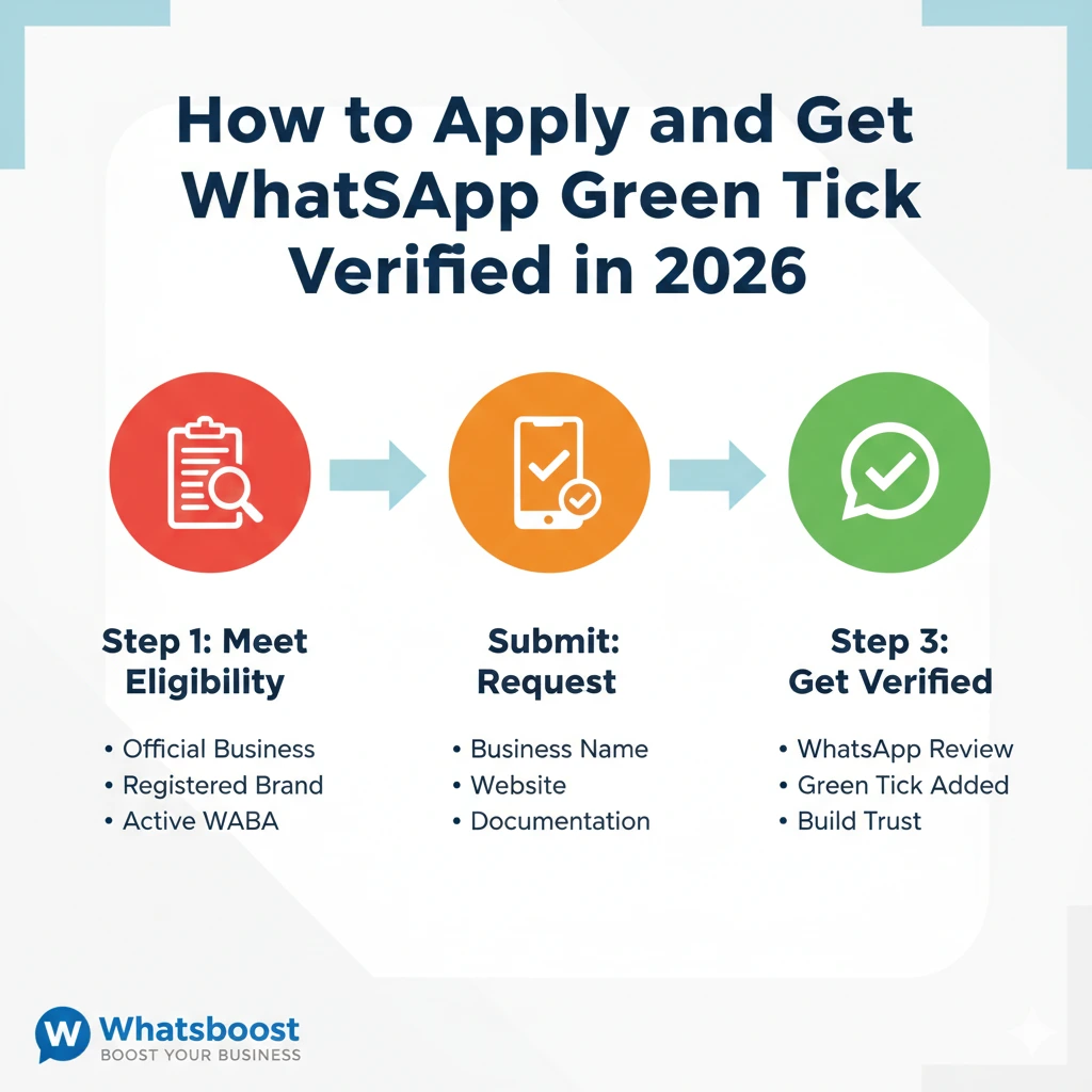 How to Apply and Get WhatsApp Green Tick Verified in 2026 | Whatsboost