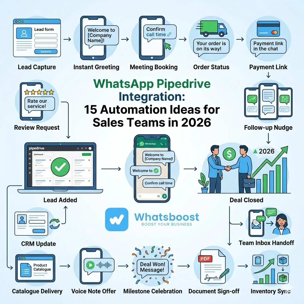 WhatsApp Pipedrive Integration: 15 Automation Ideas for Sales Teams in ...