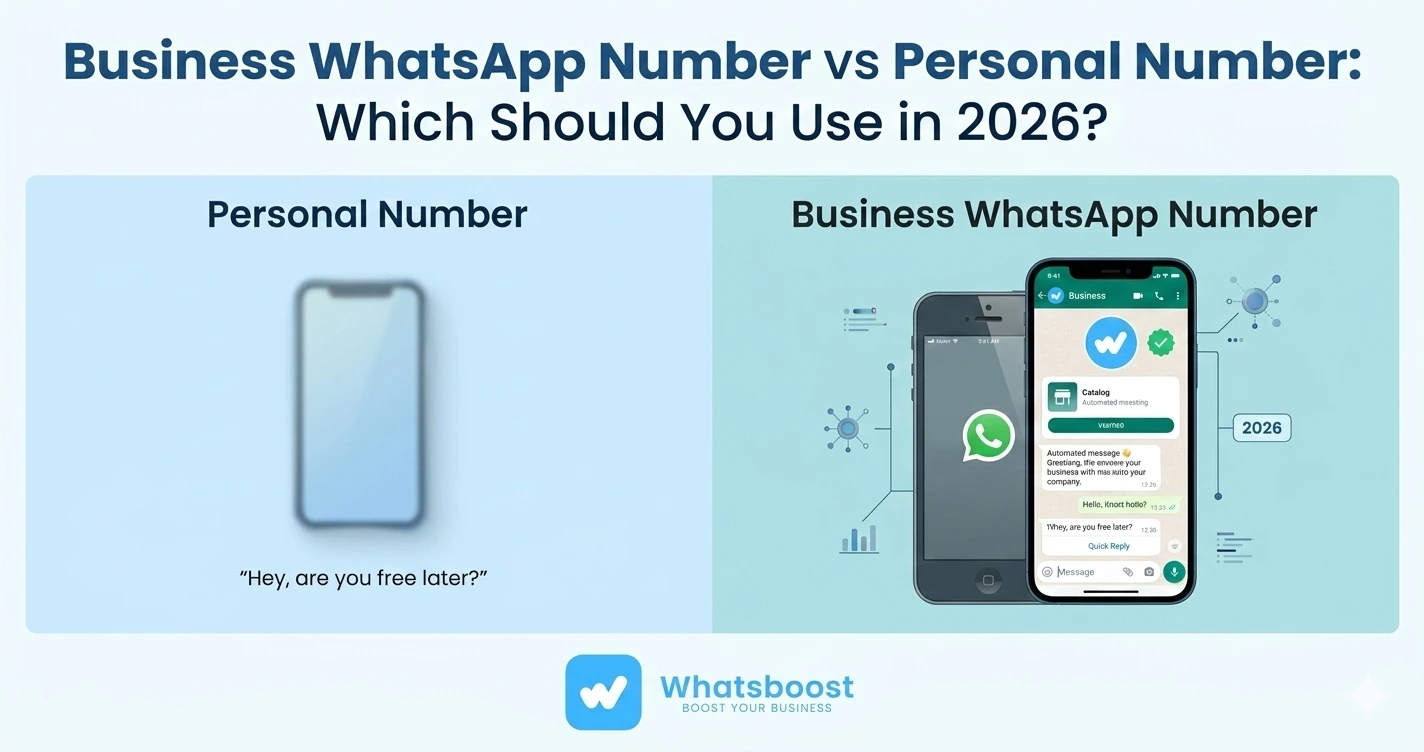 Business WhatsApp Number vs Personal Number: Which Should You Use in 2026?