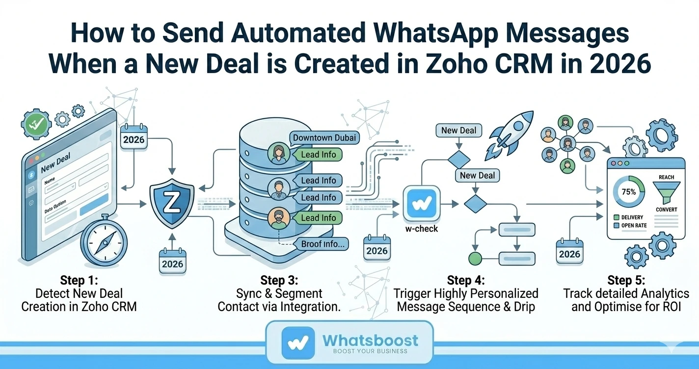 How to Send Automated WhatsApp Messages When a New Deal is Created in Zoho CRM in 2026