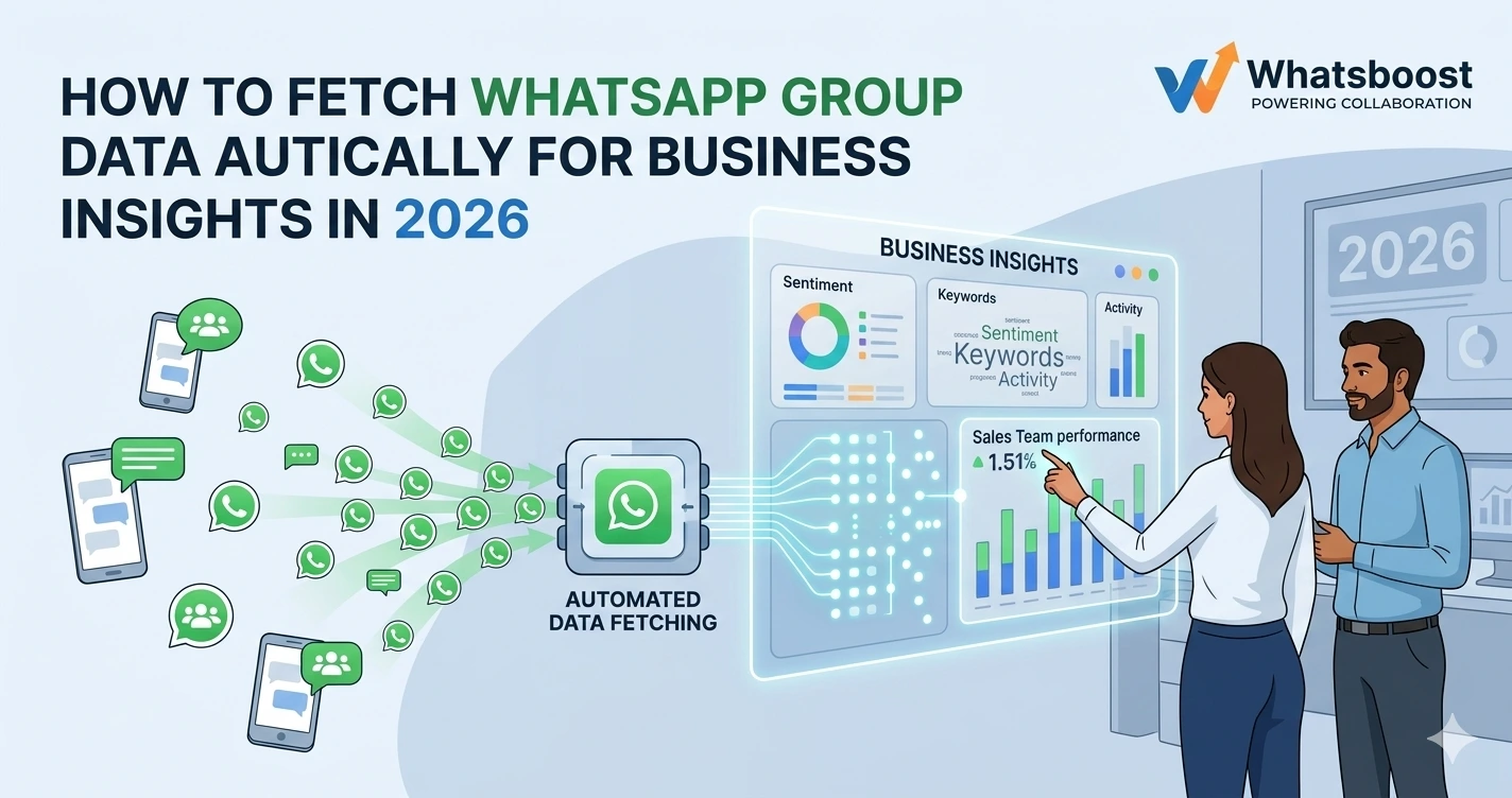 How to Fetch WhatsApp Group Data Automatically for Business Insights in 2026 | Whatsboost