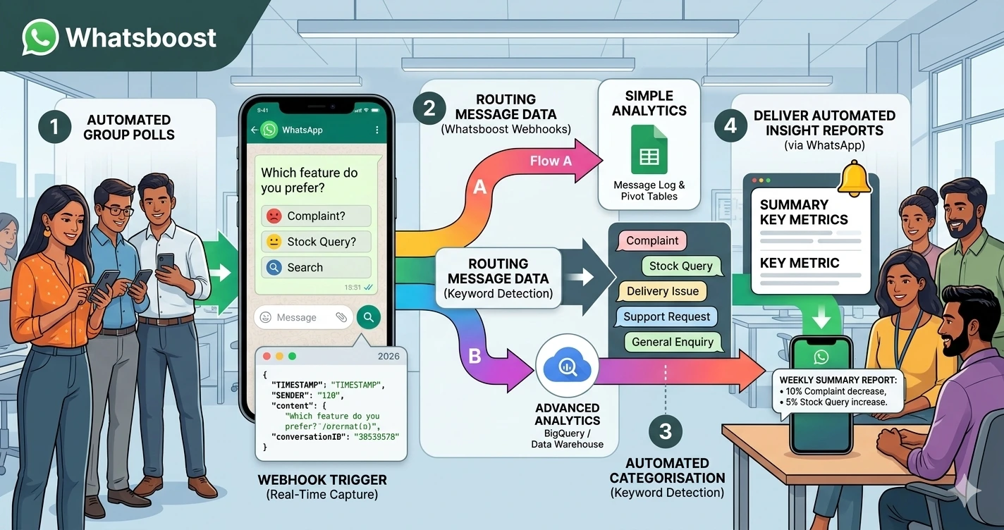 How to Use WhatsApp Group Poll Automation for Market Research in 2026 | Whatsboost