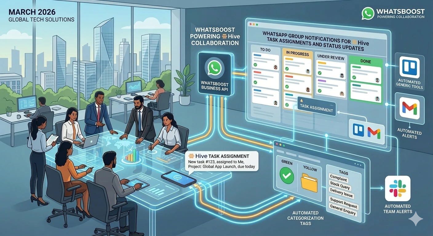 WhatsApp Group Notifications for Hive Task Assignments and Status Updates in 2026 | Whatsboost