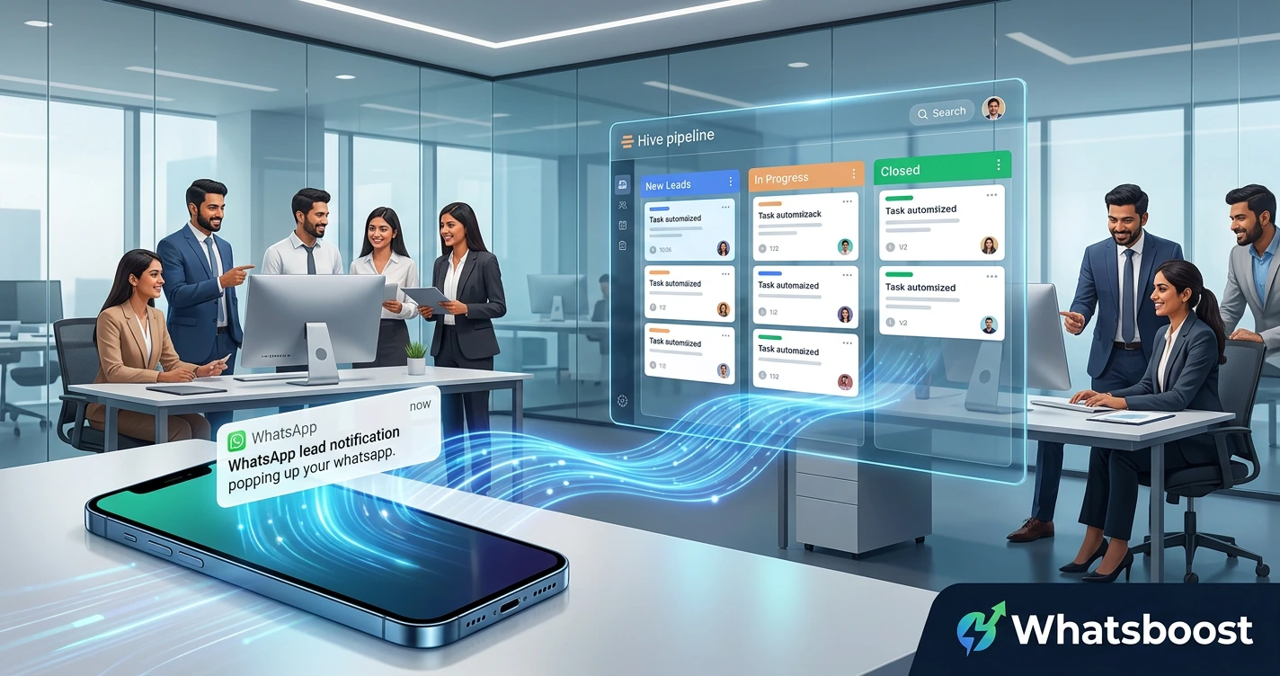 How to Sync WhatsApp Leads Into Hive Project Pipelines Automatically in 2026 | Whatsboost