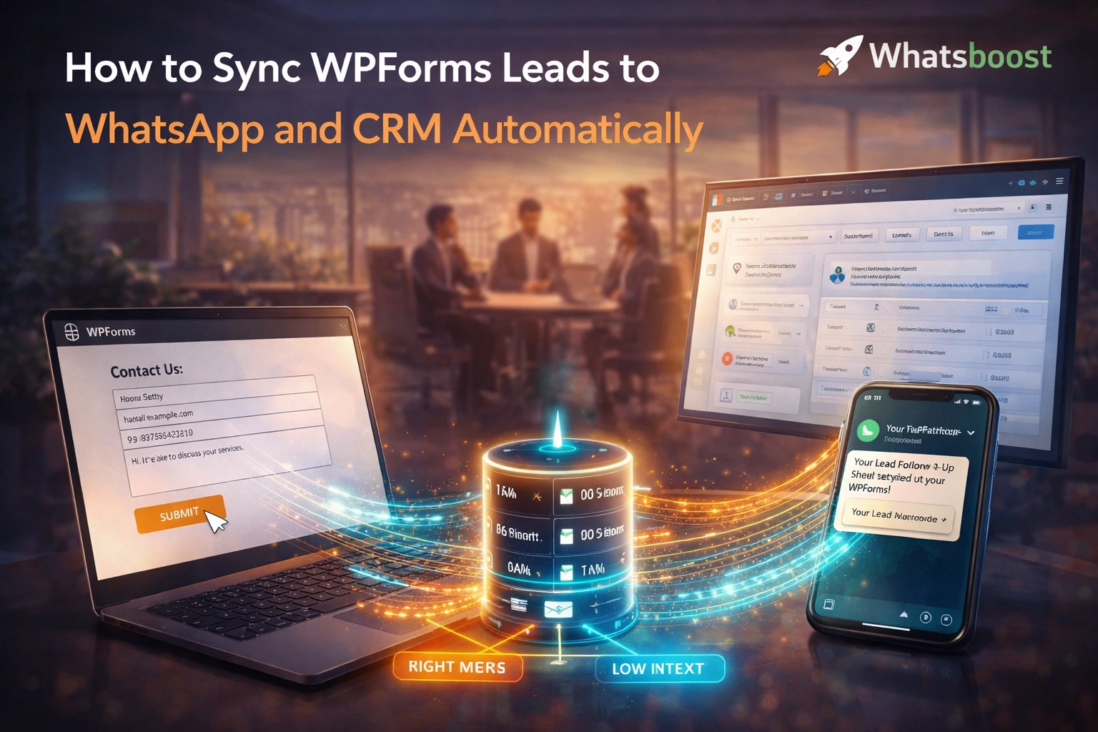 How to Sync WPForms Leads to WhatsApp and CRM Automatically in 2026 | Whatsboost