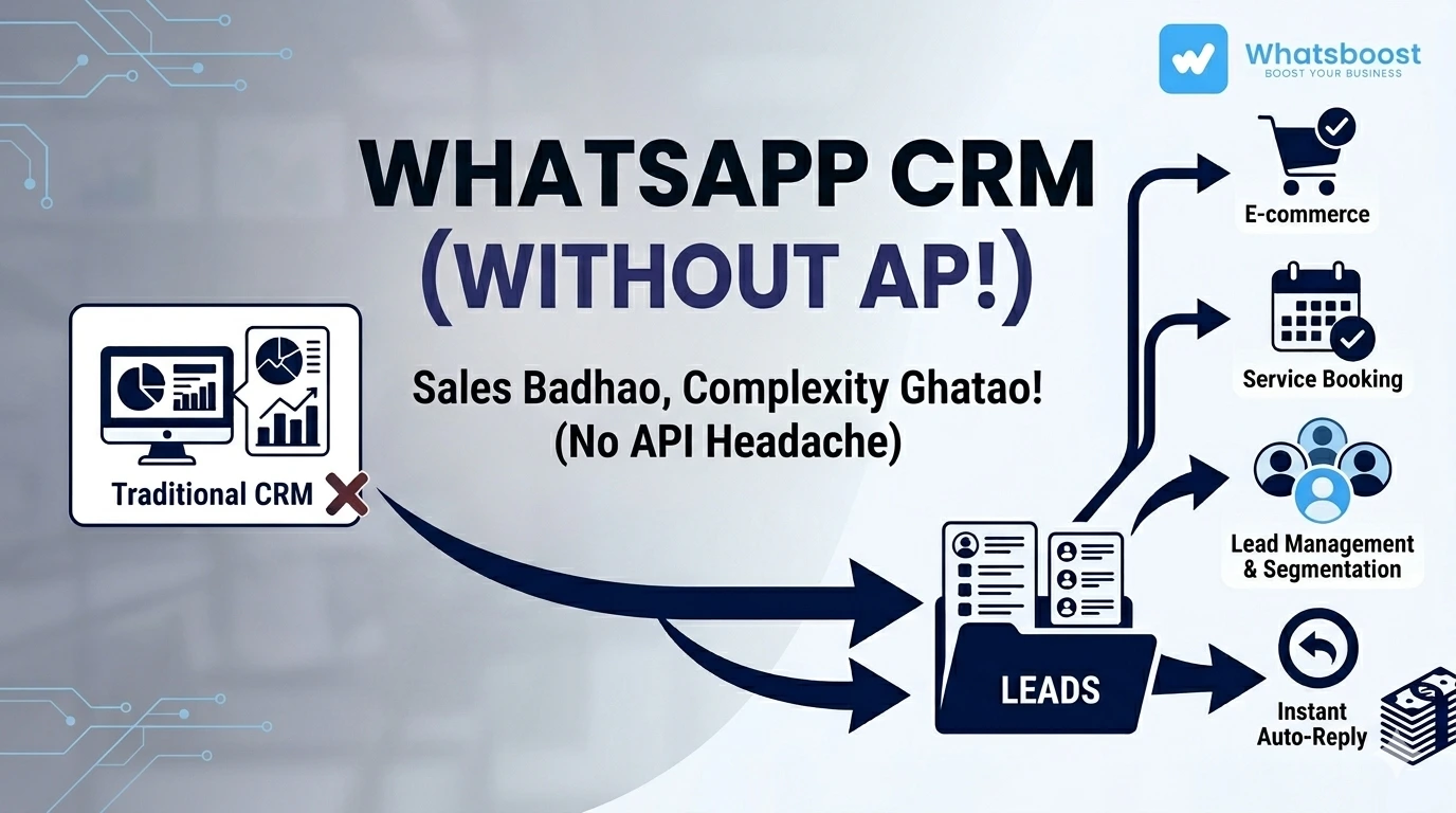 WhatsApp CRM Without API: How Automation Workflows Replace Traditional CRMs