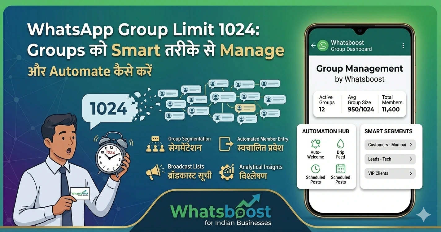 WhatsApp Group Limit 1024: Groups को Smart तरीके से Manage और Automate कैसे करें