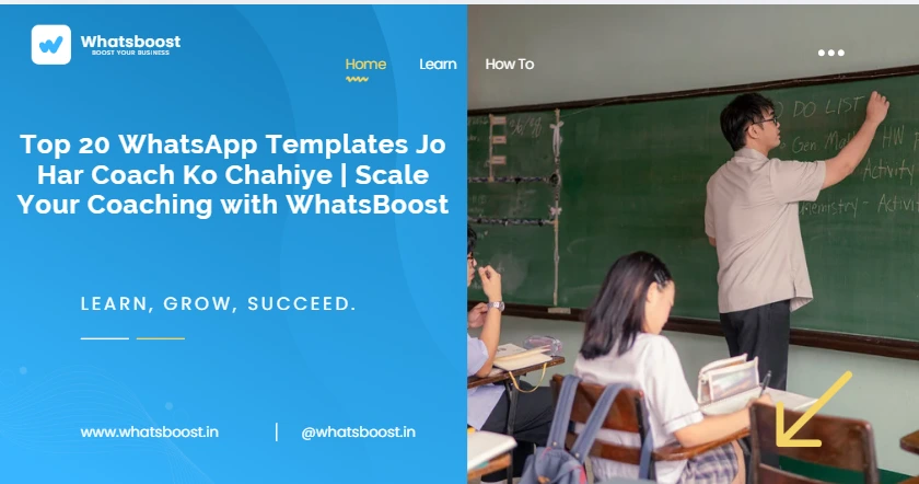 Top 20 WhatsApp Templates Jo Har Coach Ko Chahiye | Scale Your Coaching with WhatsBoost