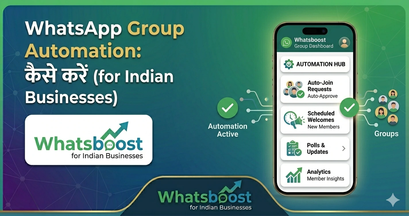 WhatsApp Group Automation कैसे करें