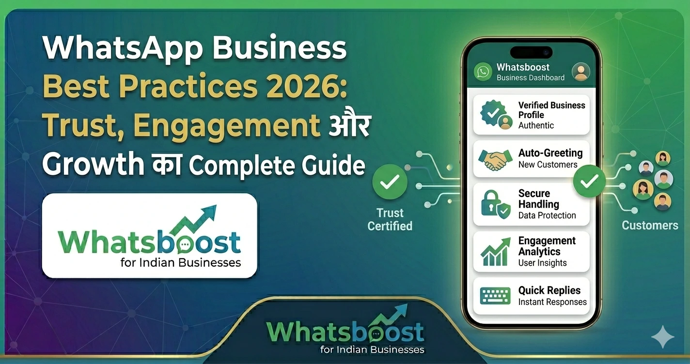 WhatsApp Business Best Practices 2026: Trust बनाएं, Engagement बढ़ाएं और Business Scale करें