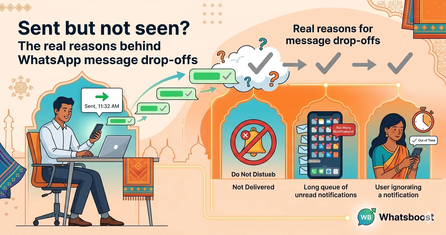 Sent but Not Seen? The Real Reasons Behind WhatsApp Message Drop-Offs (And How to Fix It)
