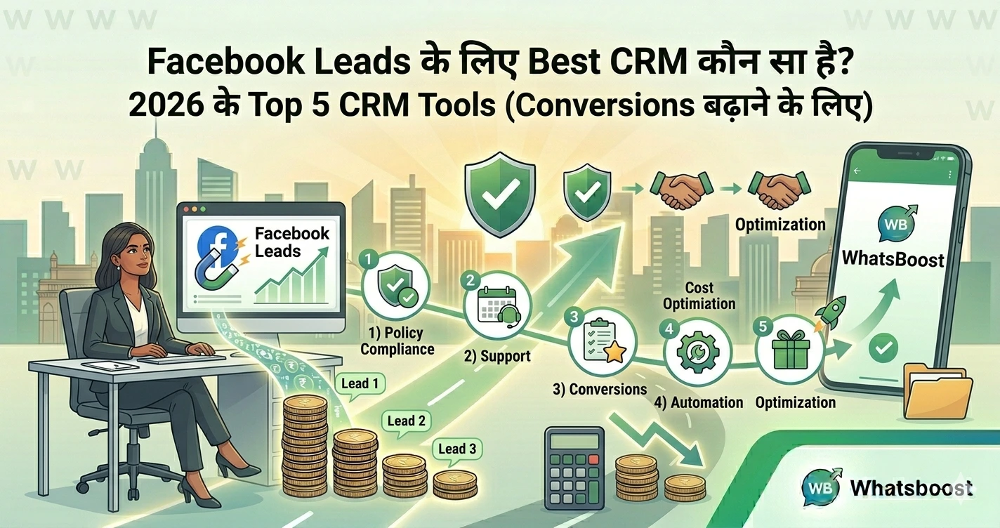 Facebook Leads के लिए Best CRM कौन सा है? 2026 के Top 5 CRM Tools (Conversions बढ़ाने के लिए)