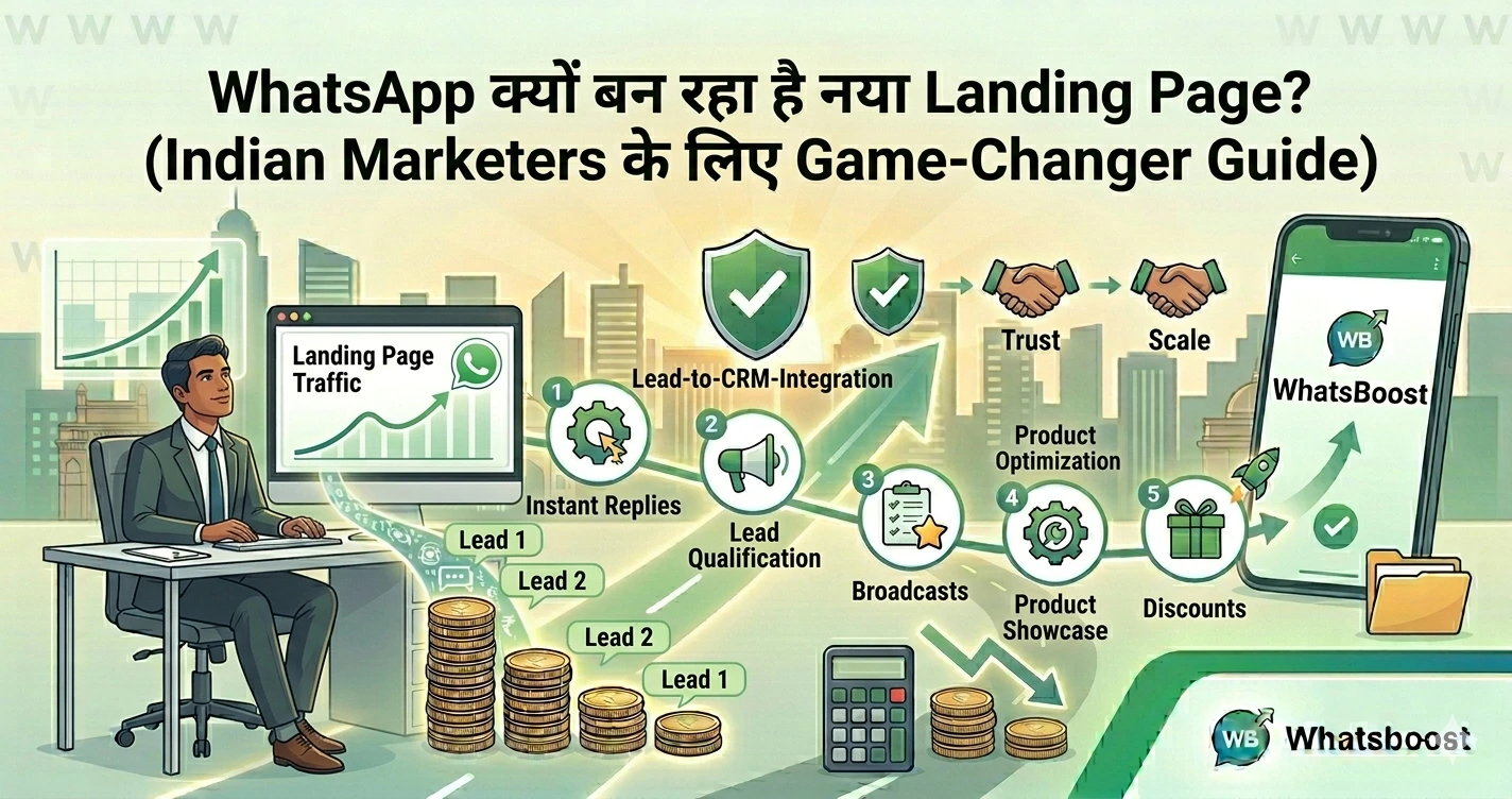 WhatsApp क्यों बन रहा है नया Landing Page? (Indian Marketers के लिए Game-Changer Guide)