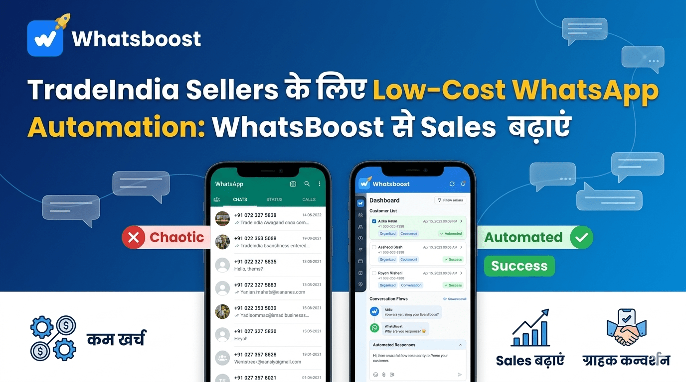 Low cost whatsapp automation trade india hindi