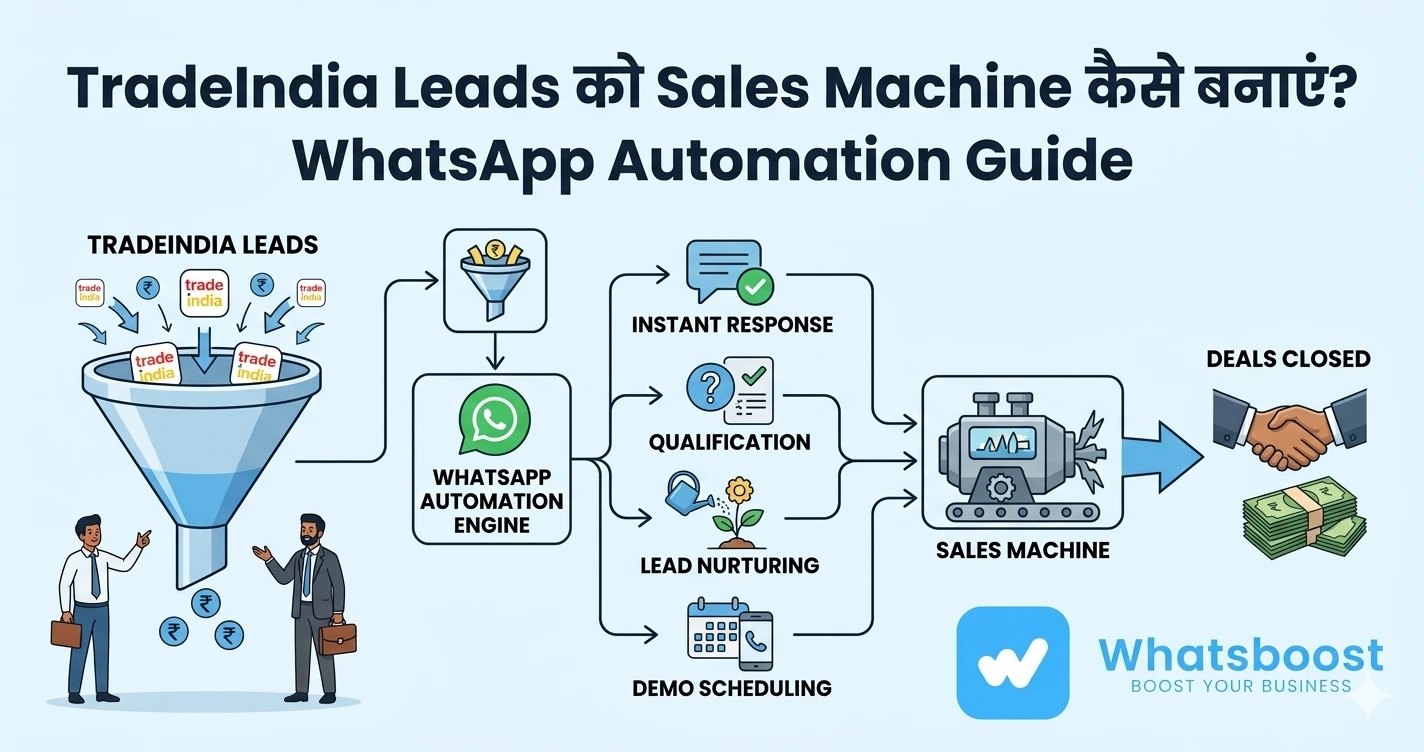 TradeIndia Leads को Sales Machine कैसे बनाएं WhatsApp Automation Guide
