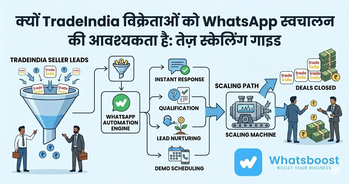 Why TradeIndia Sellers Need WhatsApp Automation: Faster Scaling Guide