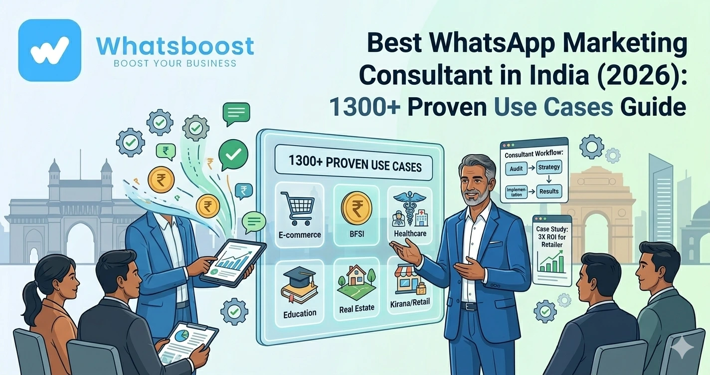 Best WhatsApp Marketing Consultant in India (2026): 1300+ Proven Use Cases Guide