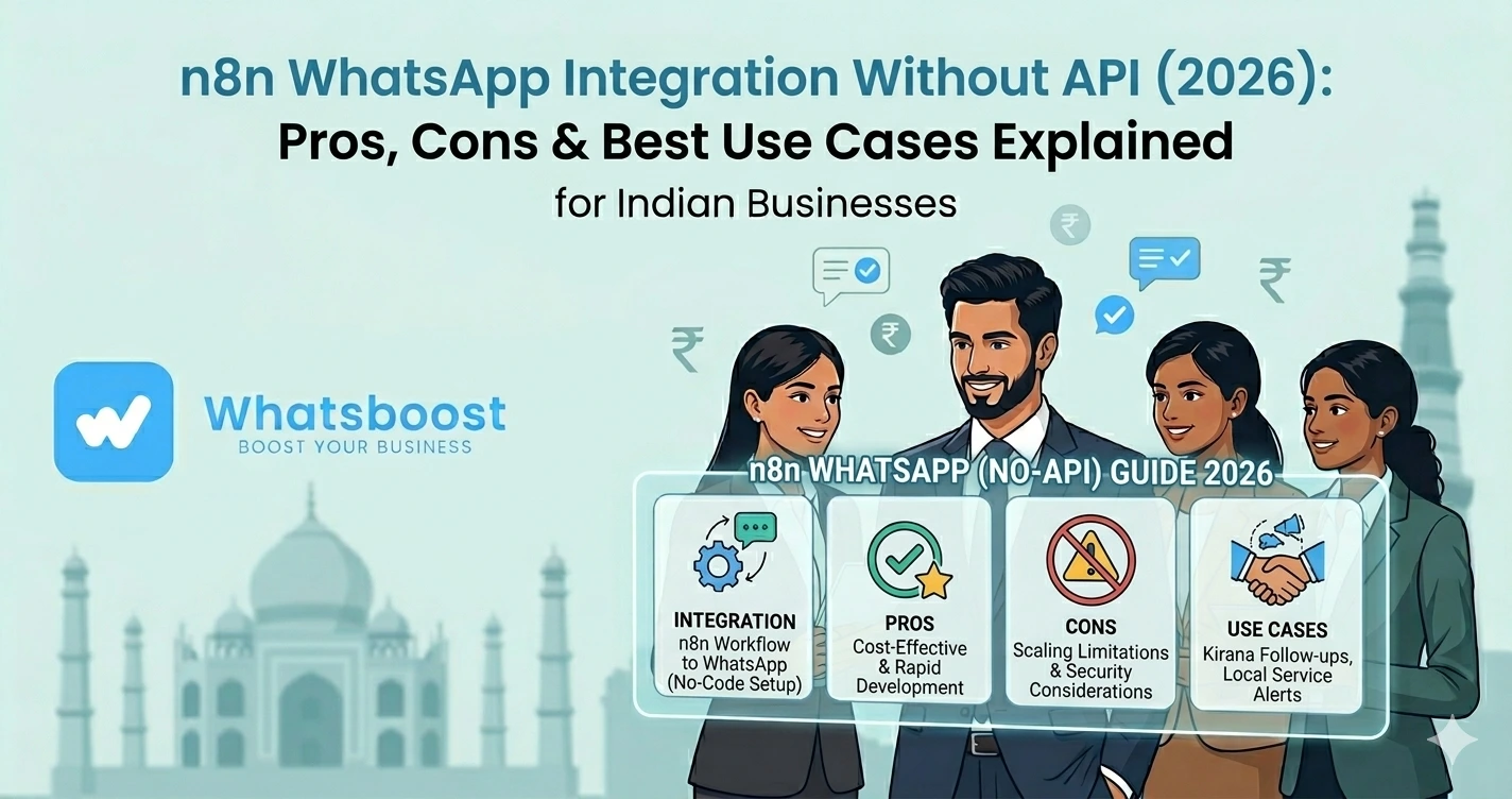n8n WhatsApp Integration Without API (2026): Pros, Cons & Best Use Cases Explained
