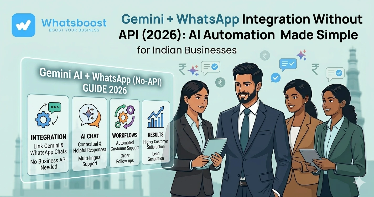 Gemini + WhatsApp Integration Without API (2026) AI Automation Made Simple