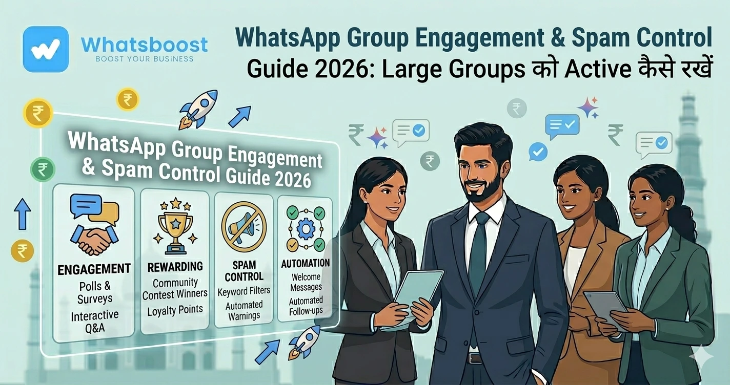 WhatsApp Group Engagement & Spam Control Guide 2026: Large Groups को Active कैसे रखें